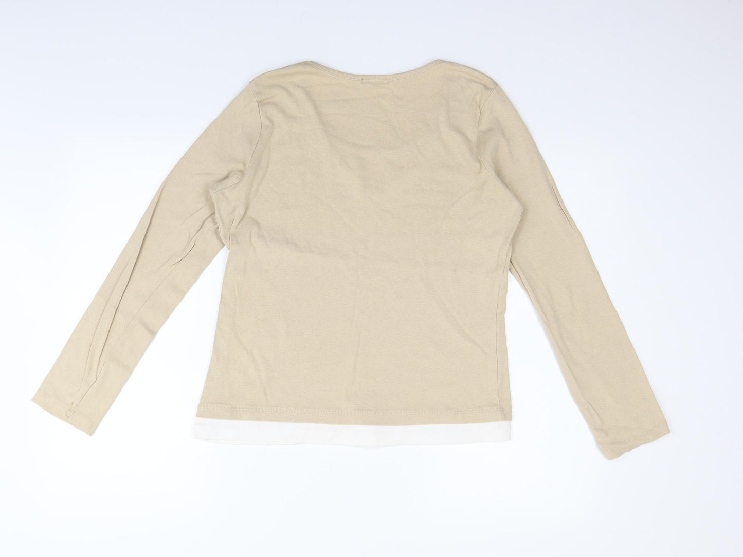 George Womens Beige   Pullover Jumper Size 18  - washable marks on bottom of top