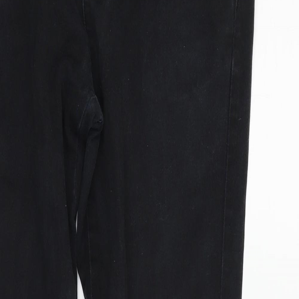 Womens UK Size 34 in Topman Regular Fit  Black Trousers