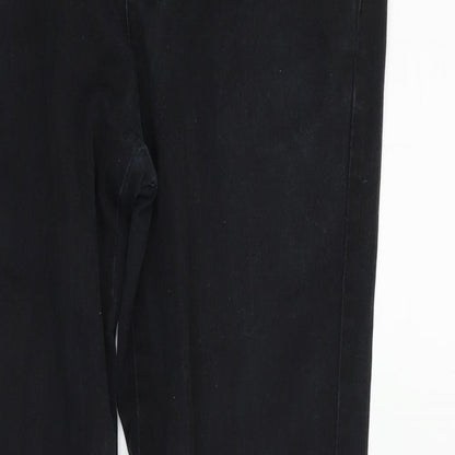 Womens UK Size 34 in Topman Regular Fit  Black Trousers