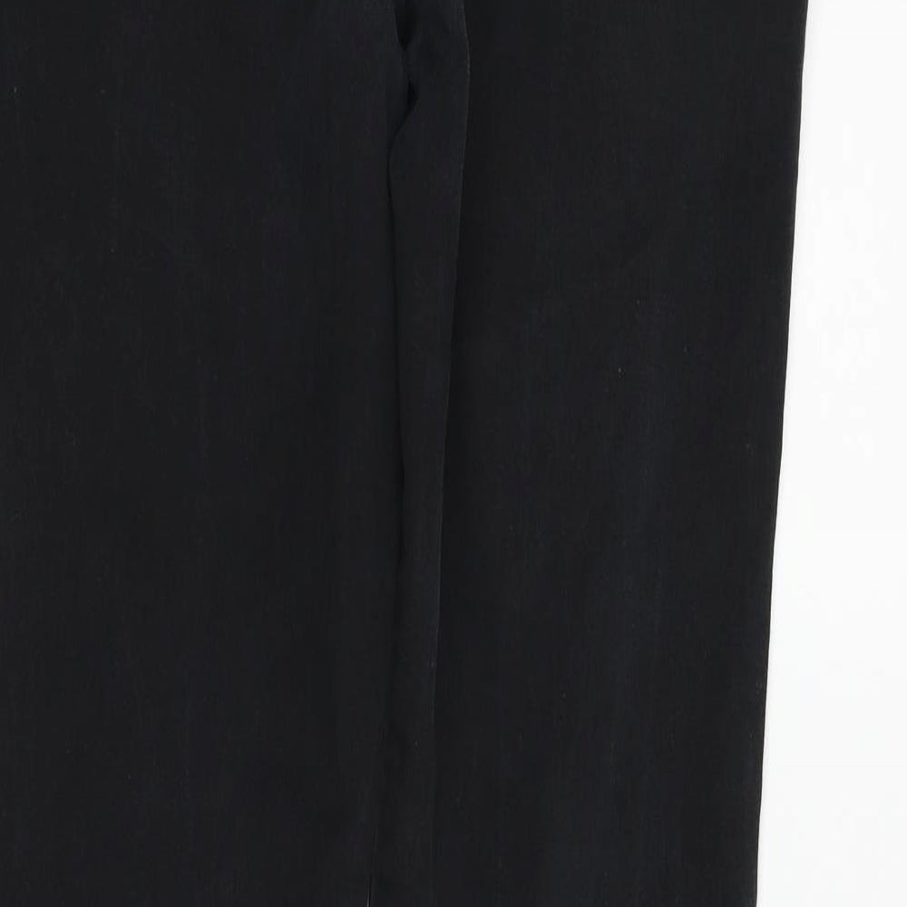 Womens UK Size 34 in Topman Regular Fit  Black Trousers