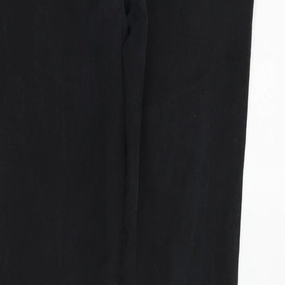 Womens UK Size 34 in Topman Regular Fit  Black Trousers