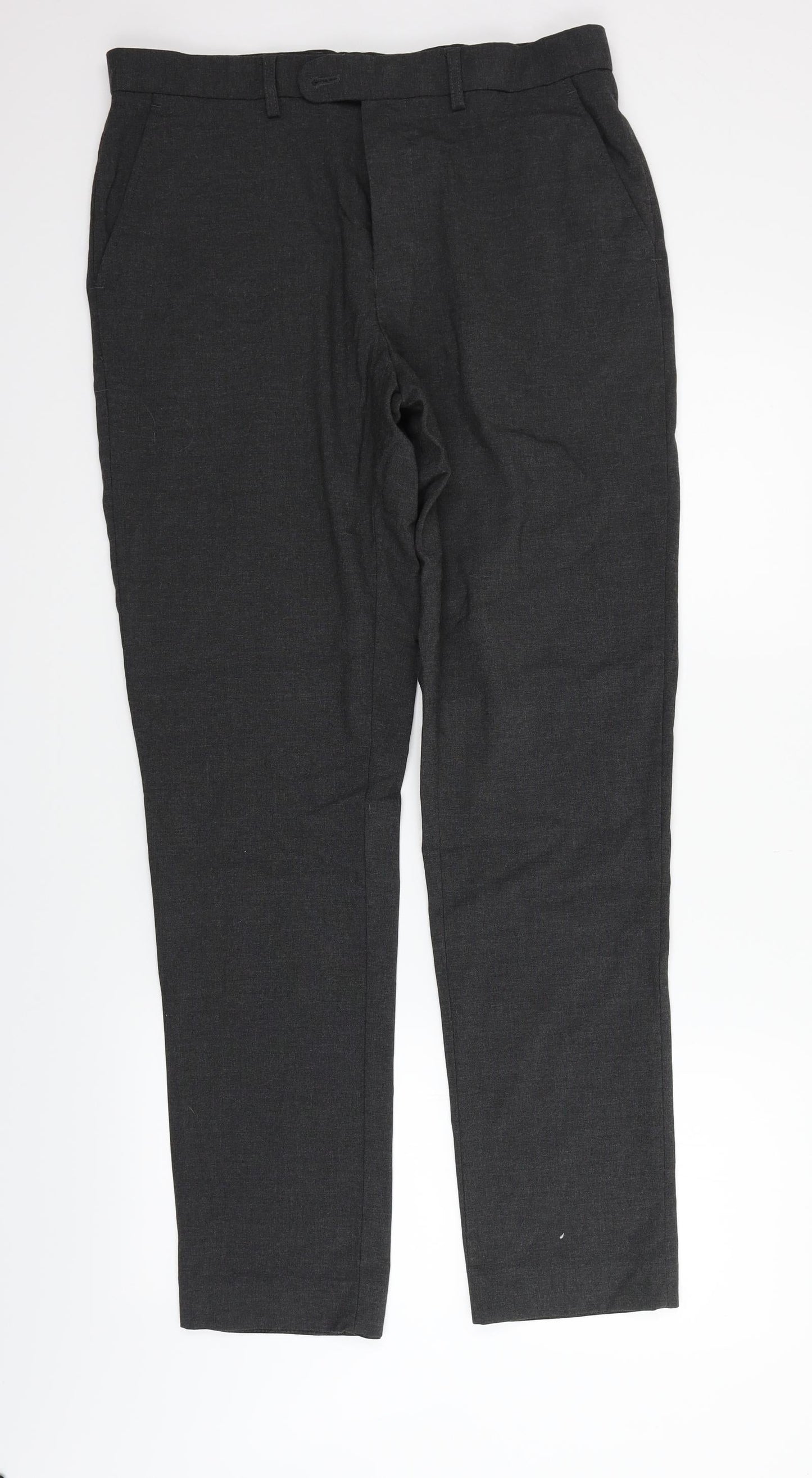 Matalan Mens Grey   Trousers  Size 32 in L33 in