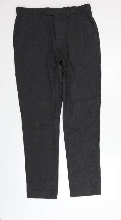 Matalan Mens Grey   Trousers  Size 32 in L33 in