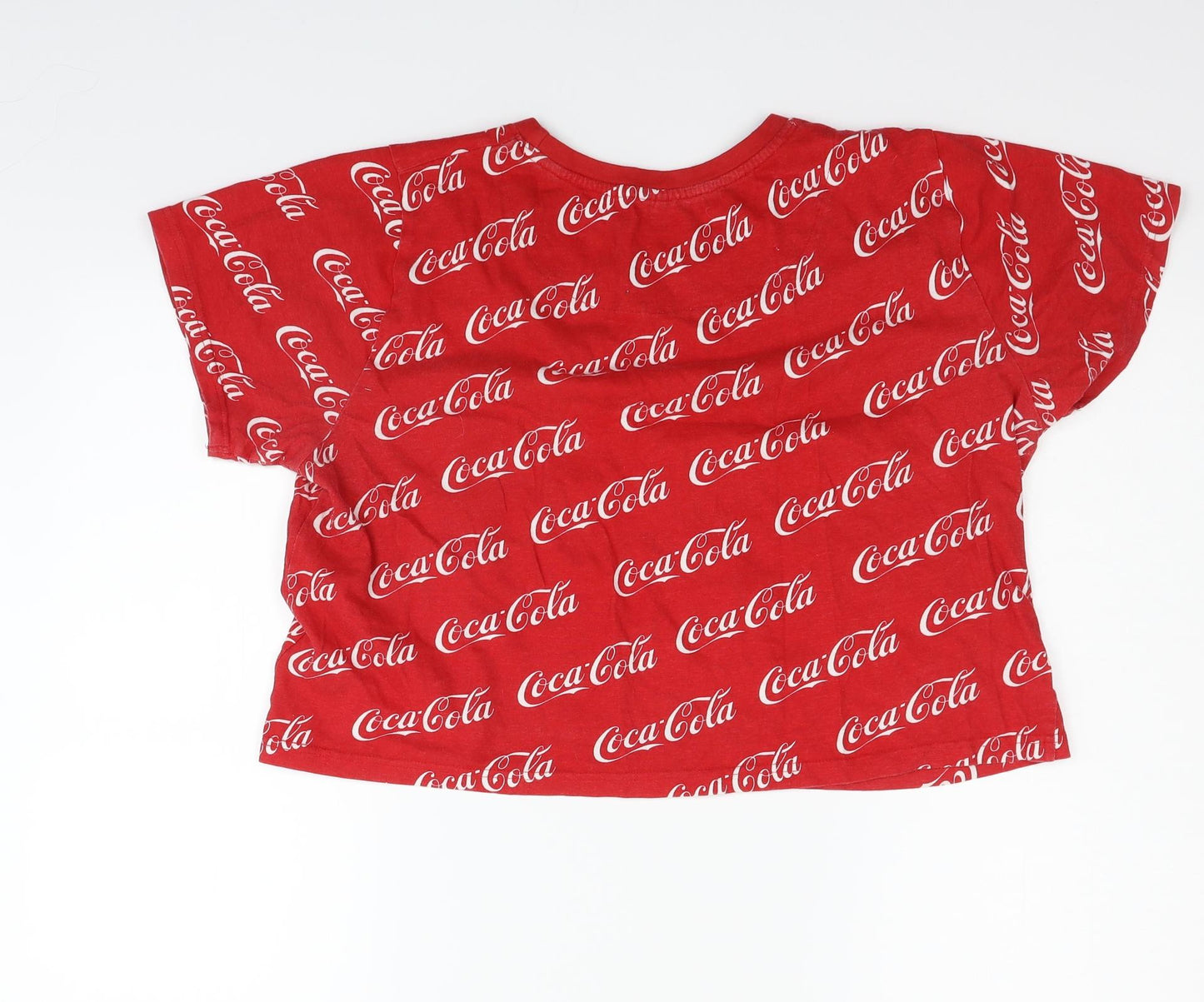 LOVE TO LOUNGE Womens Red Solid  Top Pyjama Top Size S