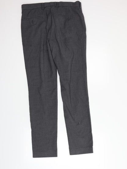 Preworn Womens Grey   Trousers  Size 34 in L28 in