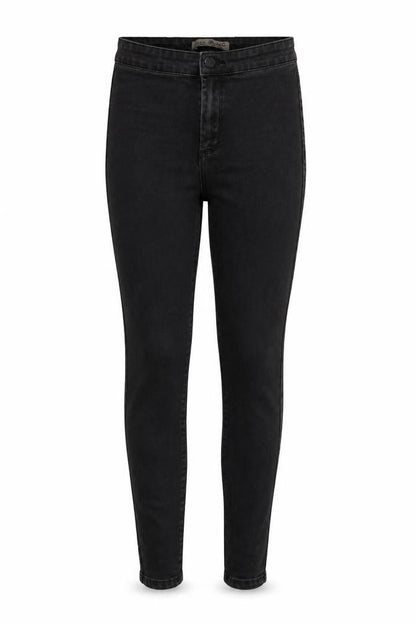 Denim & Co. Womens Black   Straight Jeans Size 10 L28 in