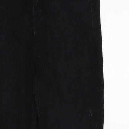 Boohoo Womens Black   Straight Jeans Size 10 L26 in