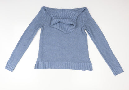 H&M Womens Blue   Pullover Jumper Size S