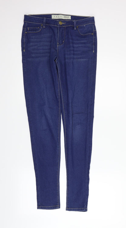 Womens UK Size 10 deniem & co Regular Fit Straight Blue Jeans