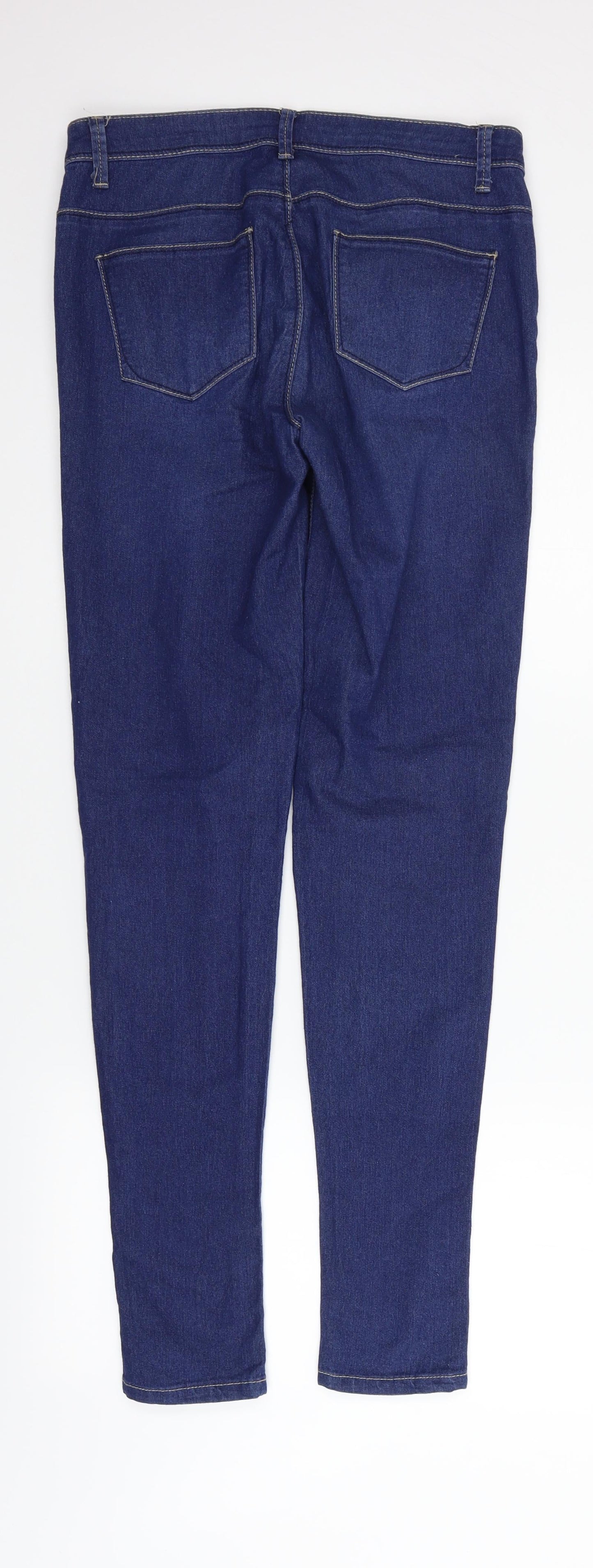 Womens UK Size 10 deniem & co Regular Fit Straight Blue Jeans