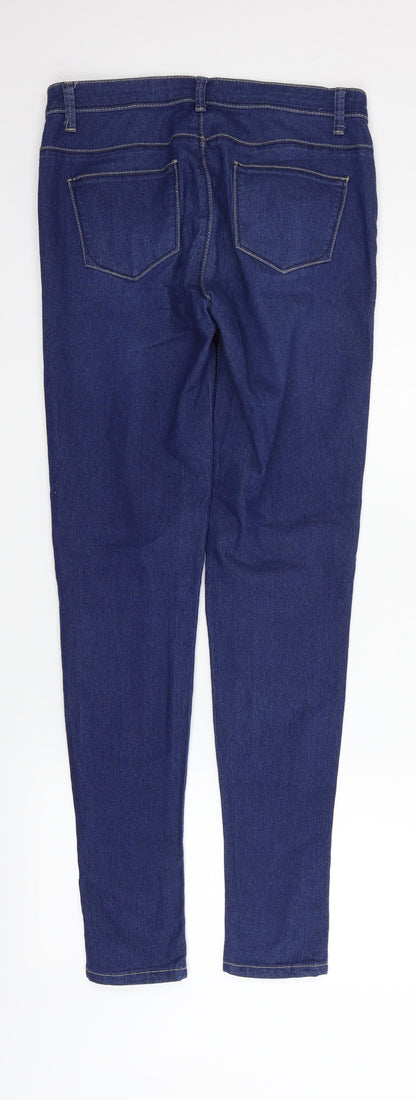 Womens UK Size 10 deniem & co Regular Fit Straight Blue Jeans