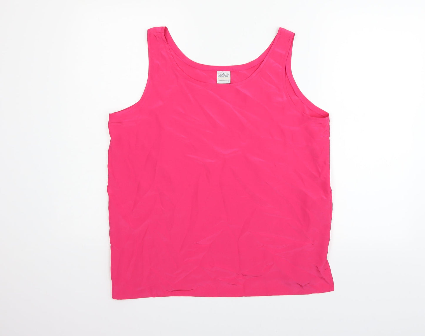 Elsie Whiteley Womens Pink   Basic Tank Size 10