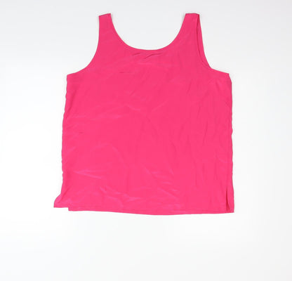 Elsie Whiteley Womens Pink   Basic Tank Size 10