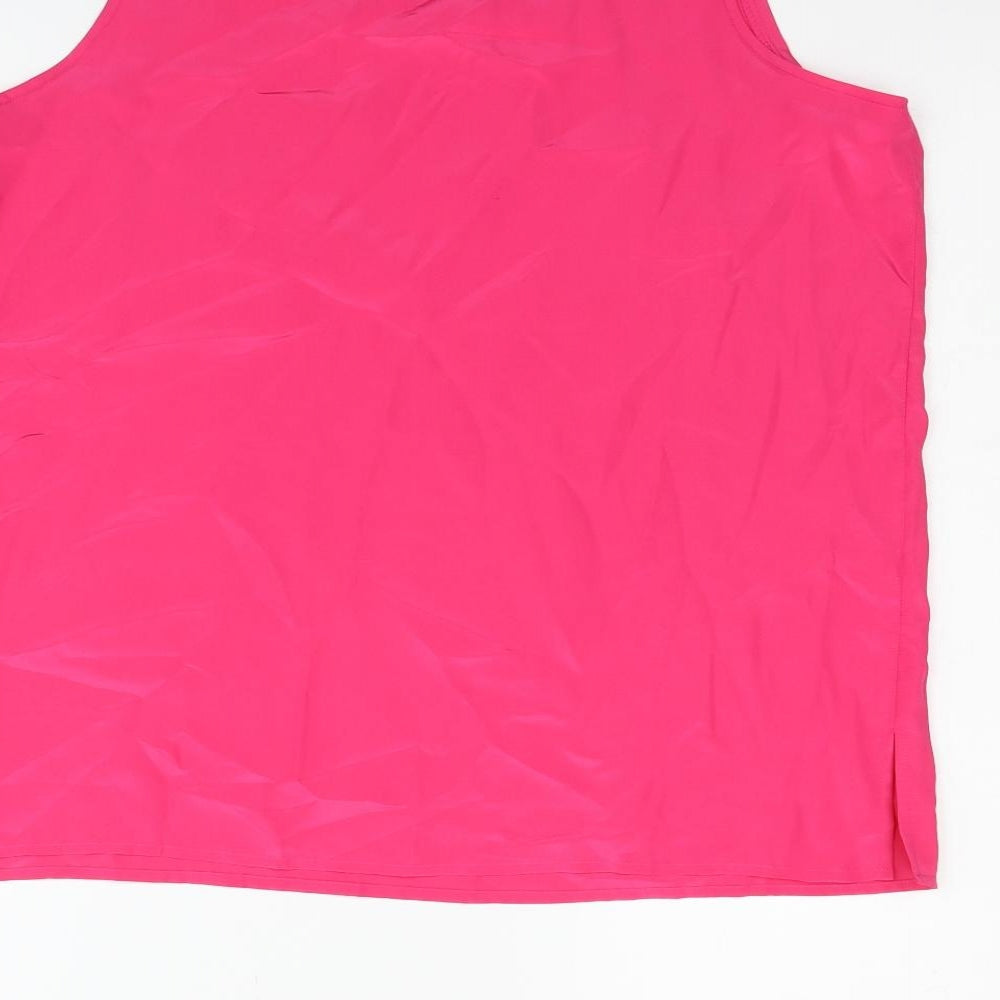 Elsie Whiteley Womens Pink   Basic Tank Size 10