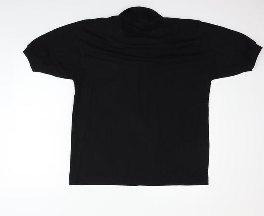 supa polos Mens Black    Polo Size XL