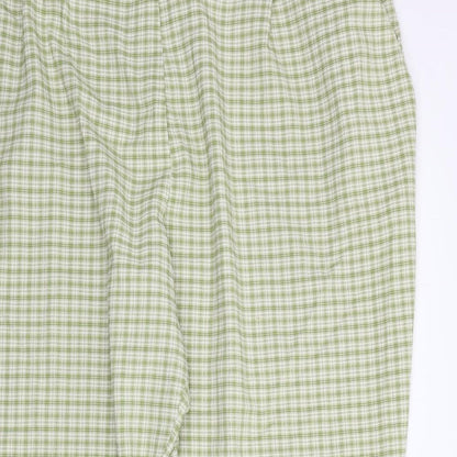 Womens UK Size 22 Marks and Spencer Regular Fit  Green Trousers