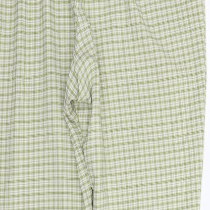 Womens UK Size 22 Marks and Spencer Regular Fit  Green Trousers