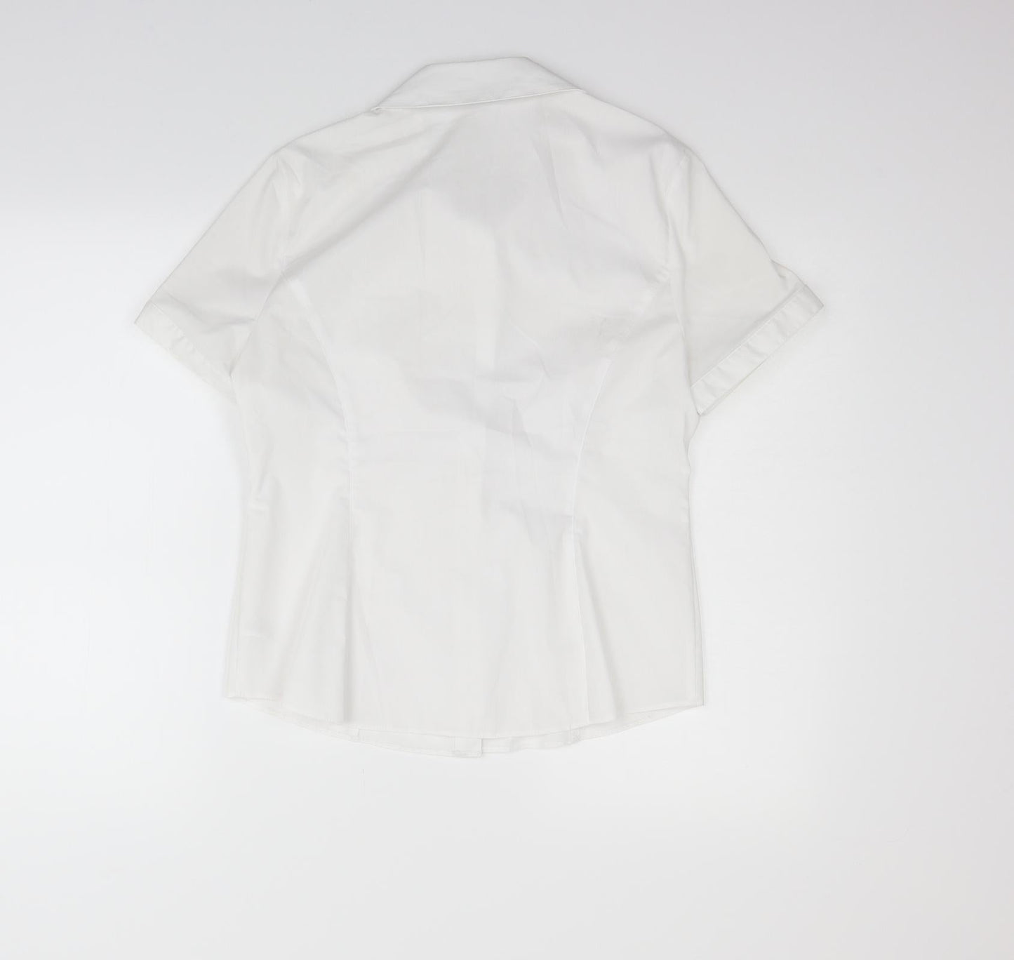 George Womens White   Basic Button-Up Size 12
