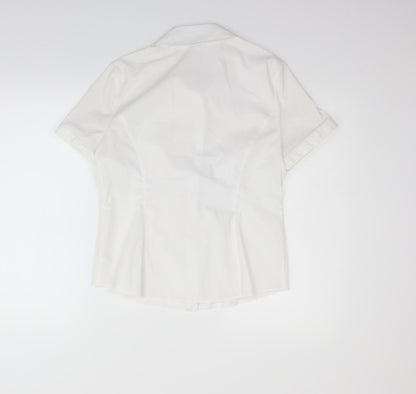 George Womens White   Basic Button-Up Size 12