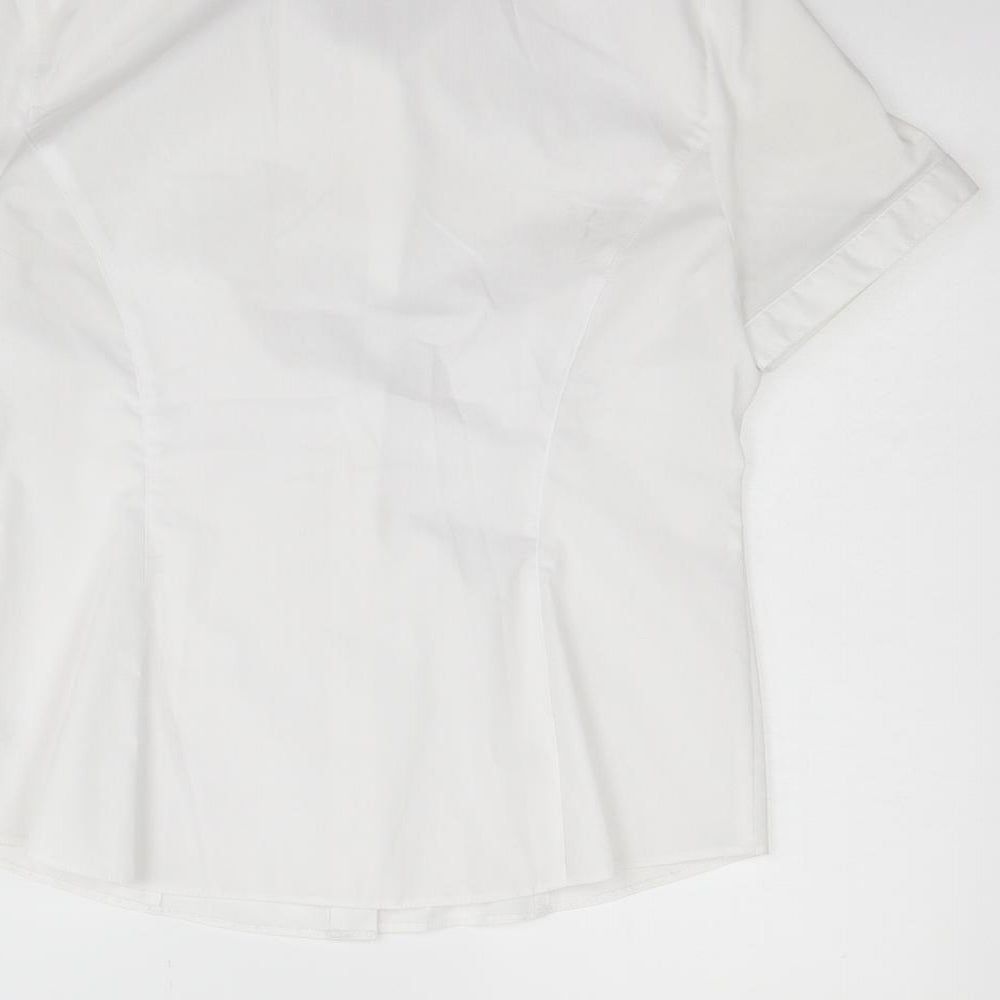 George Womens White   Basic Button-Up Size 12