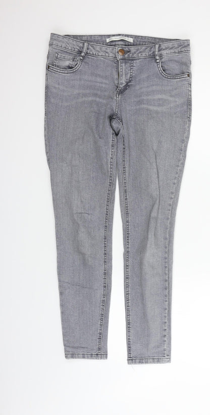 Zara Womens Grey   Skinny Jeans Size 6