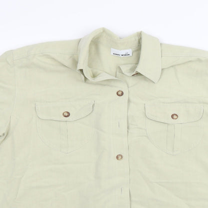 Womens UK Size 14 Gerry Weber Beige Basic Button-Up
