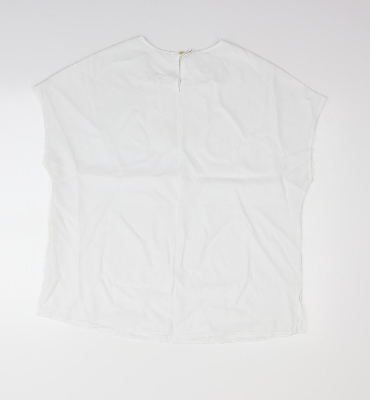 Womens UK Size 20 Preworn White Basic Blouse