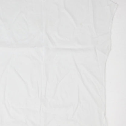 Womens UK Size 20 Preworn White Basic Blouse