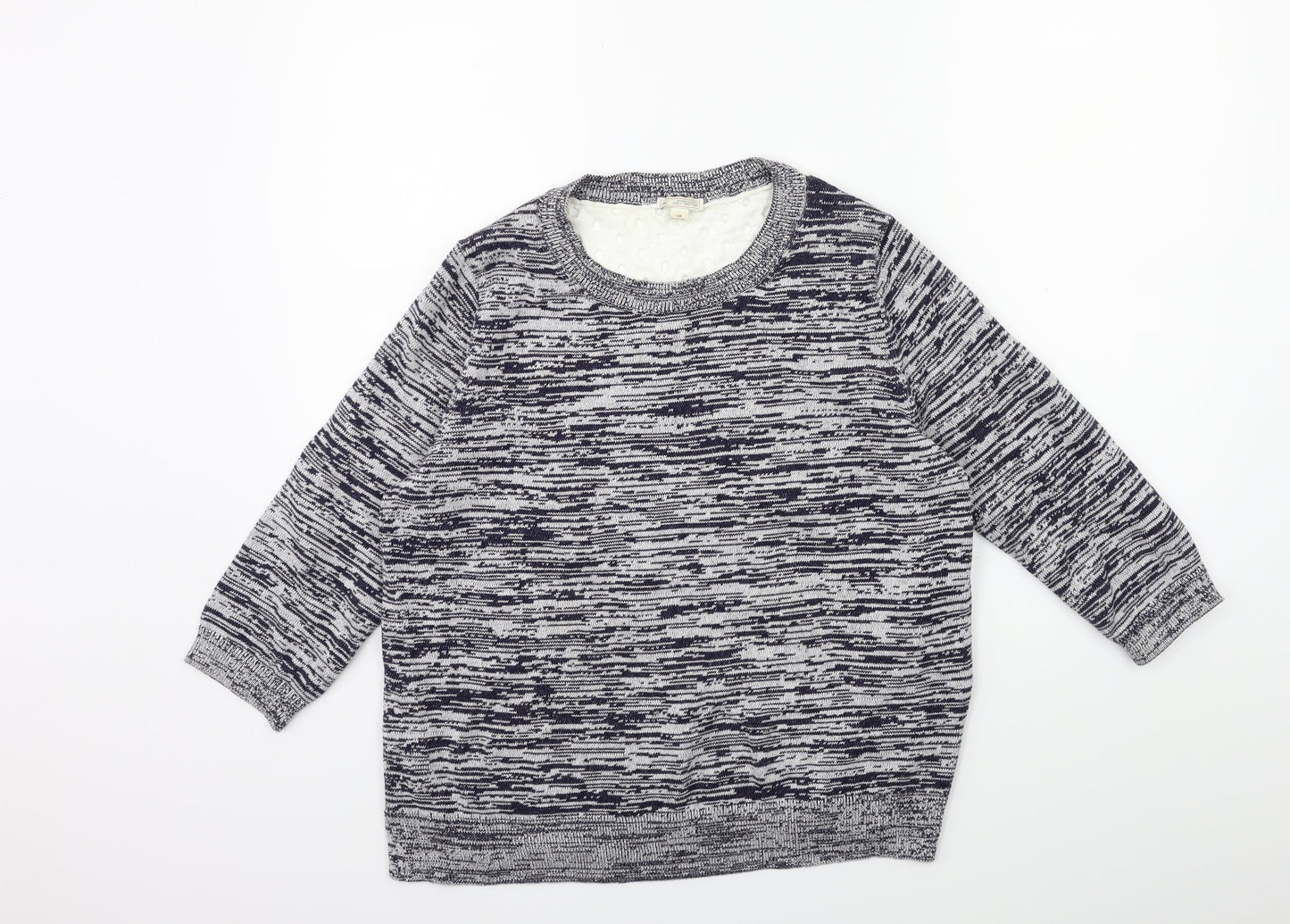 Gap Womens Blue  Knit Pullover Jumper Size L