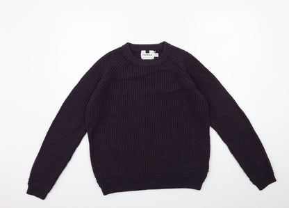 Topshop Mens Purple  Knit Pullover Jumper Size S