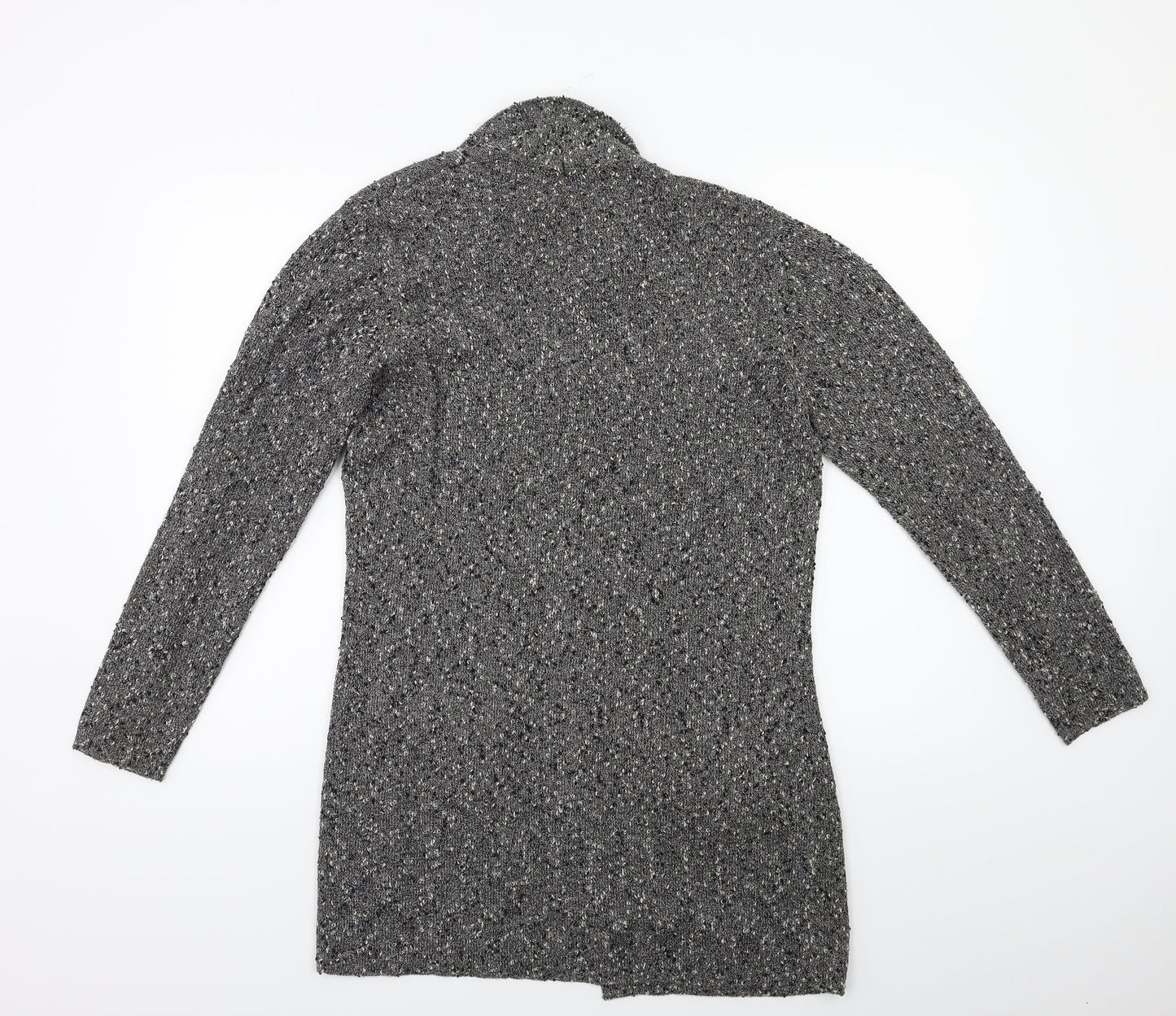 PLANET Womens Grey  Knit Cardigan Jumper Size S