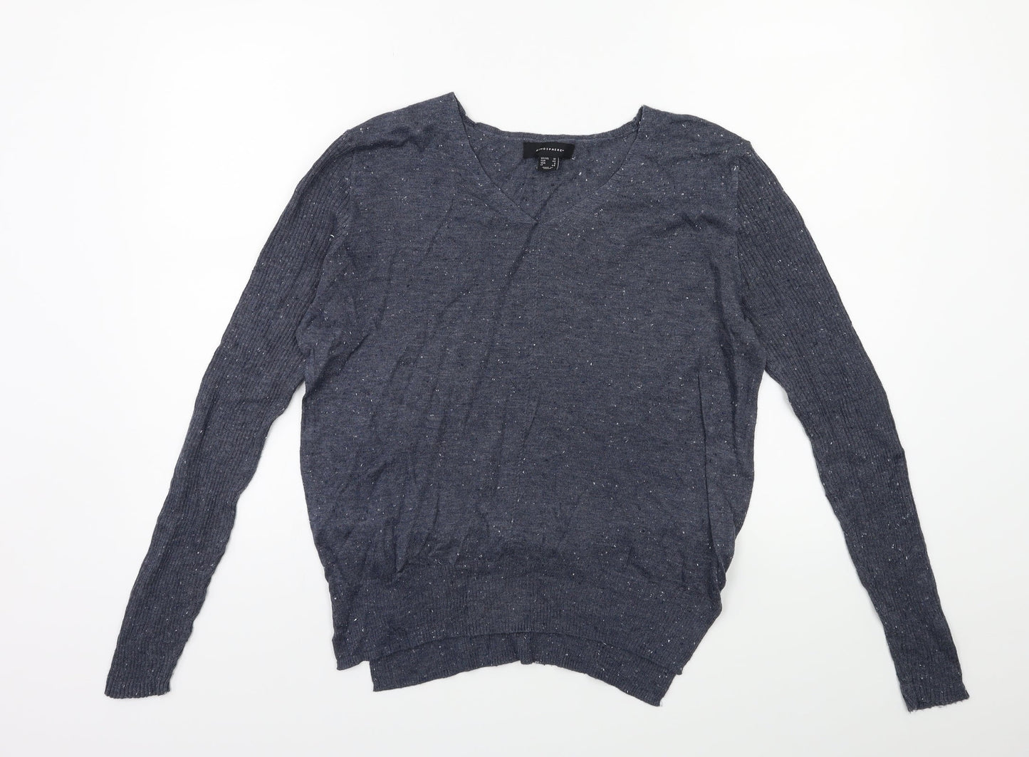 Atmosphere Womens Blue  Knit Pullover Jumper Size 12