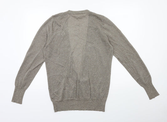 NEXT Womens Gold  Knit Pullover Jumper Size 16