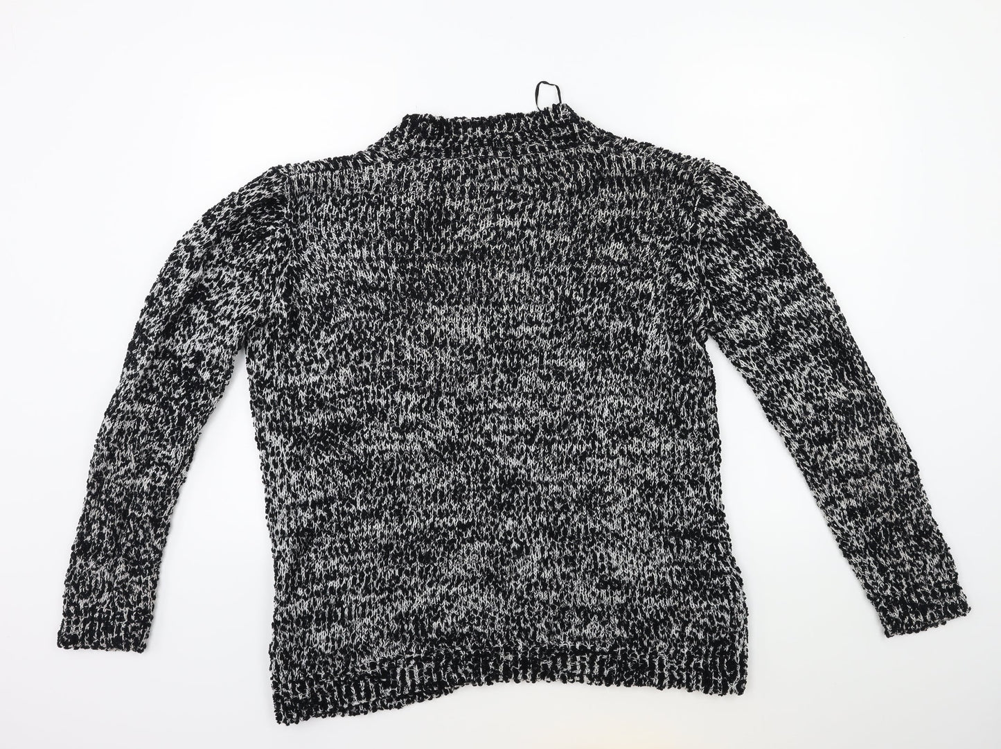 Tisai Womens Black  Knit Cardigan Jumper Size 12