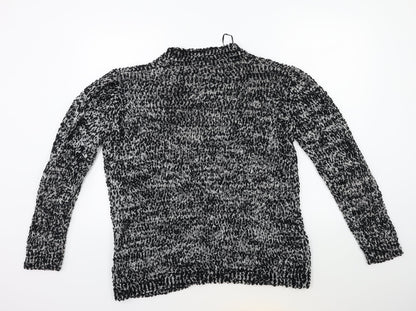 Tisai Womens Black  Knit Cardigan Jumper Size 12