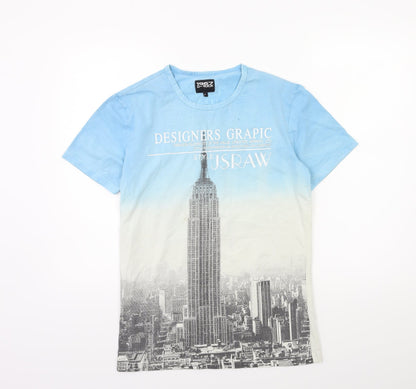 1967 D-Rock Mens Blue    T-Shirt Size S