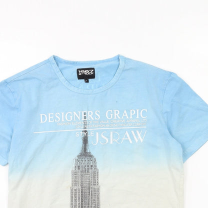 1967 D-Rock Mens Blue    T-Shirt Size S