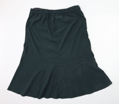 Casual Comfort Womens Blue   Flare Skirt Size 40 in
