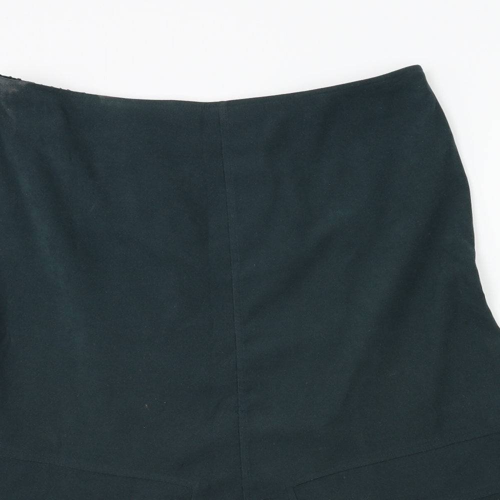 Casual Comfort Womens Blue   Flare Skirt Size 40 in