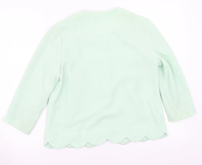 Primark Womens Green   Jacket Blazer Size 8