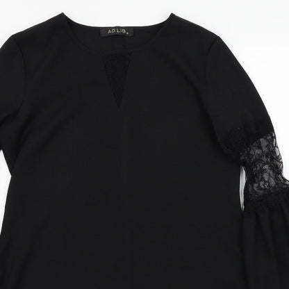 Ad lib Womens Black   A-Line  Size 8