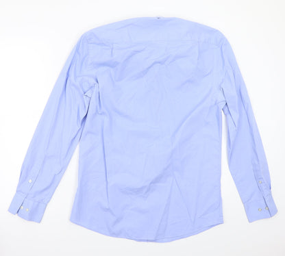 George Mens Blue    Button-Up Size 15