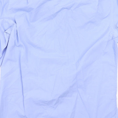 George Mens Blue    Button-Up Size 15