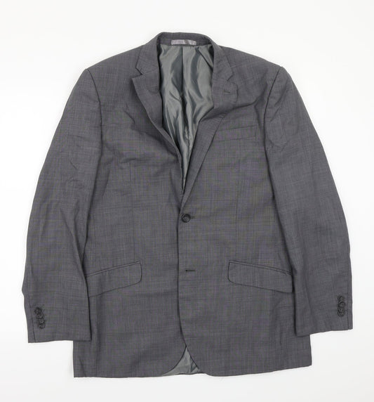 Mens UK Size 40 Greenwoods Regular Grey Suit Jacket