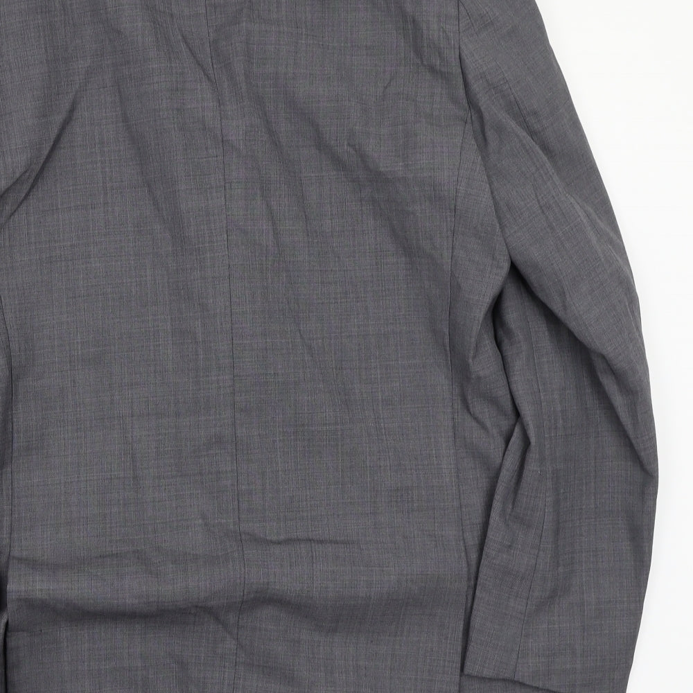 Mens UK Size 40 Greenwoods Regular Grey Suit Jacket