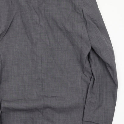 Mens UK Size 40 Greenwoods Regular Grey Suit Jacket