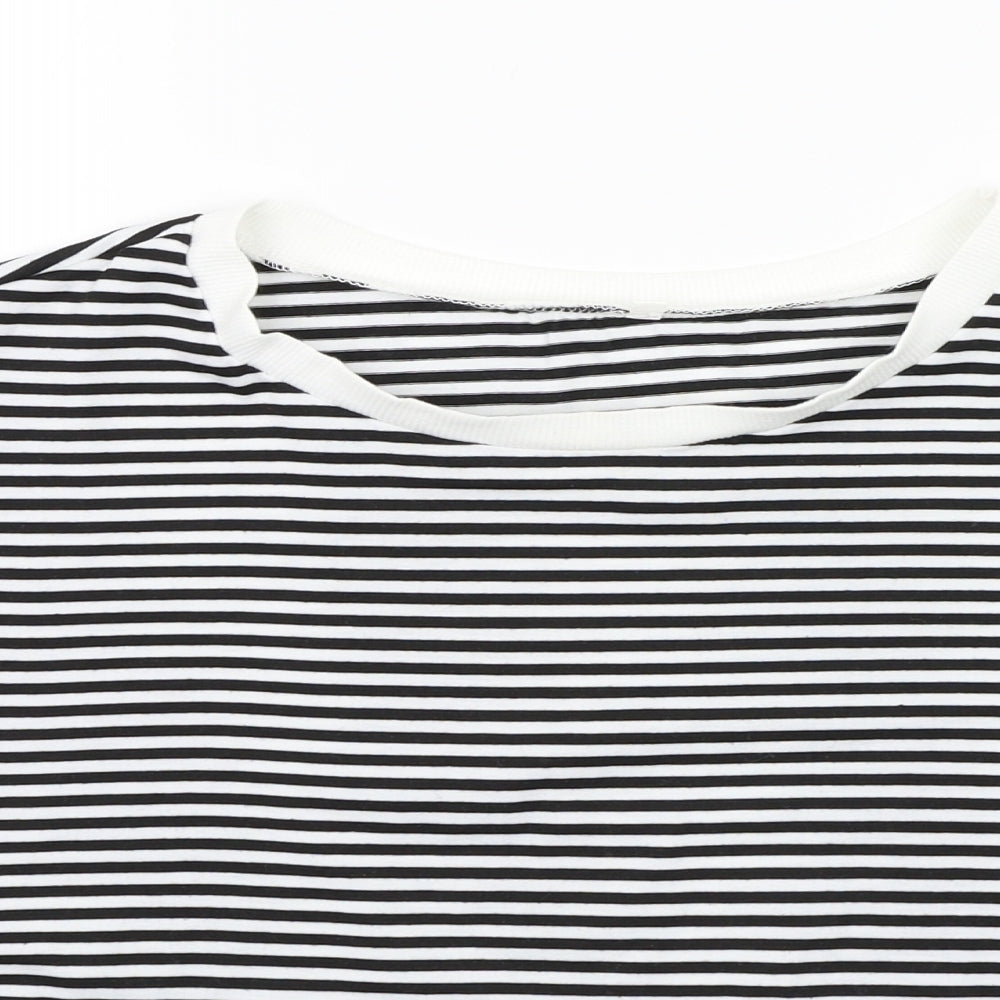Womens UK Size XL Preworn White Basic T-Shirt