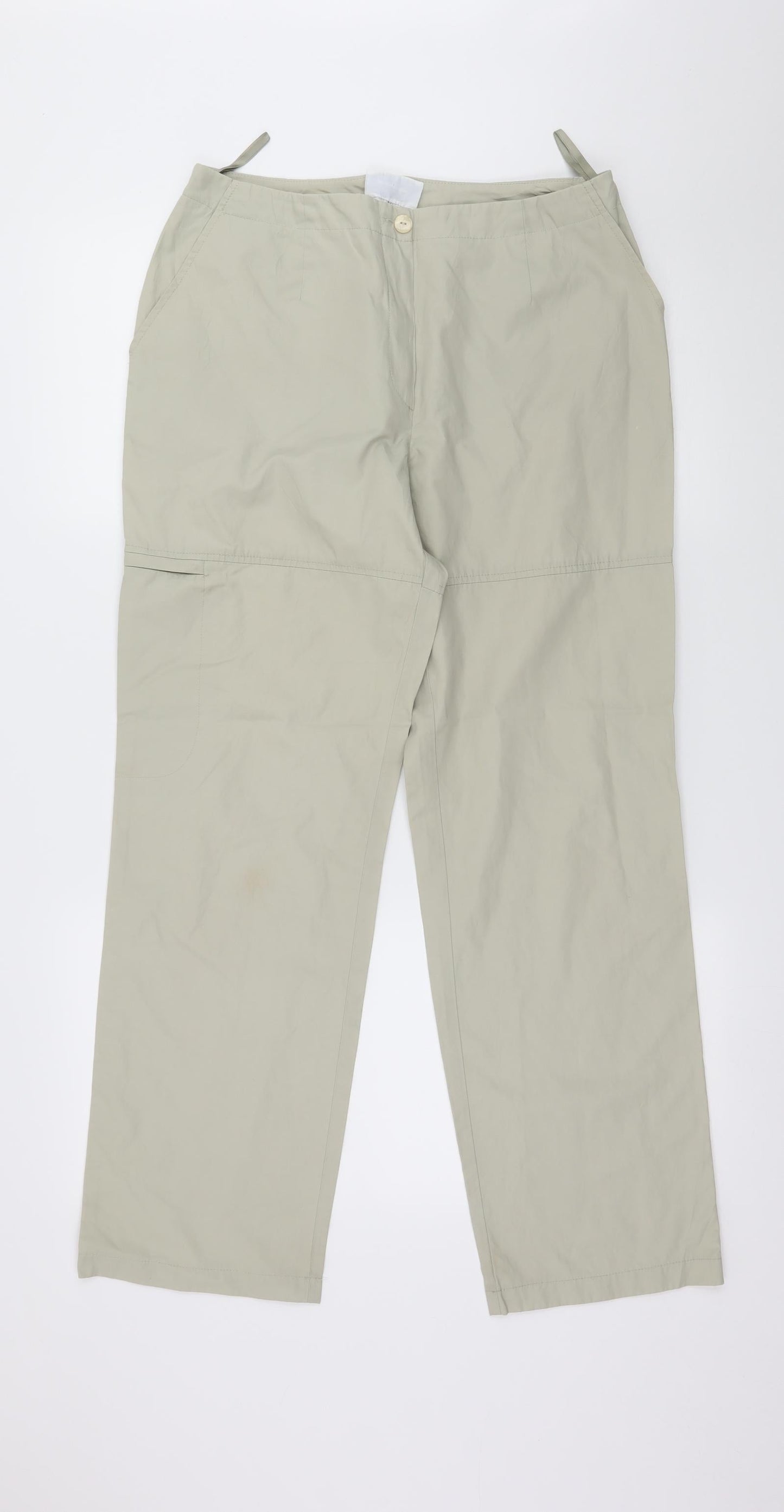Womens UK Size 12 Principles Regular Fit  Beige Trousers
