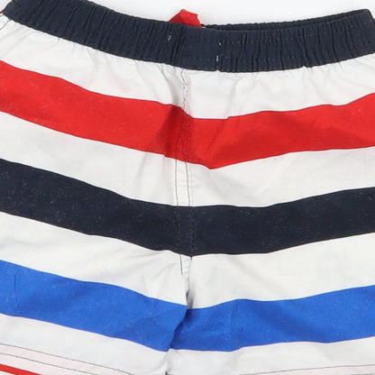 Rebel Boys Multicoloured Striped  Cropped Trousers Size 12-18 Months
