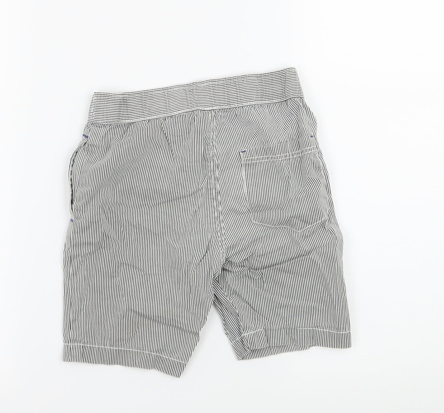 H&M Boys Grey Striped  Bermuda Shorts Size 4 Years